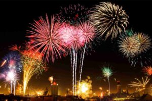 capodanno fuochi d'artificio