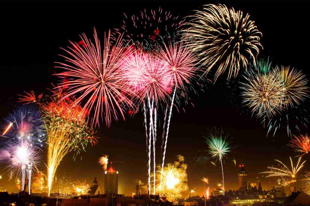 capodanno fuochi d'artificio